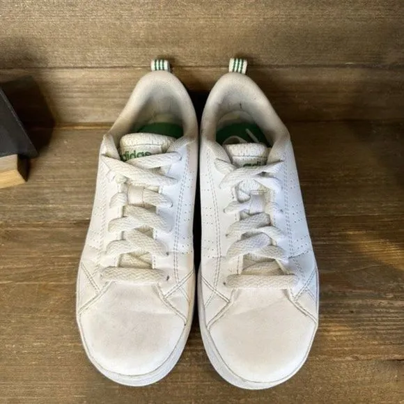 Kids Childerns Adidas Stan Smith‎ White Leather Casual Sneakers Shoes Size 1 Y