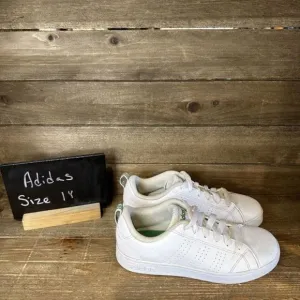 Kids Childerns Adidas Stan Smith‎ White Leather Casual Sneakers Shoes Size 1 Y