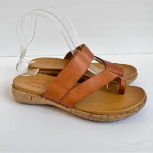 Kork Ease Platform Strap slip on Leather Sandals Sz 7