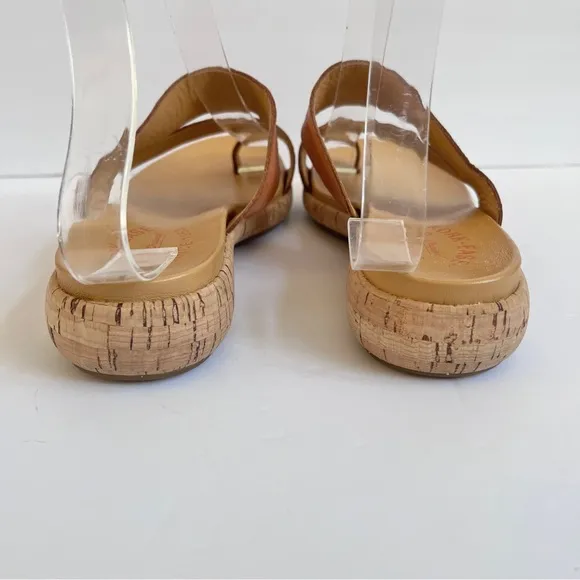 Kork Ease Platform Strap slip on Leather Sandals Sz 7