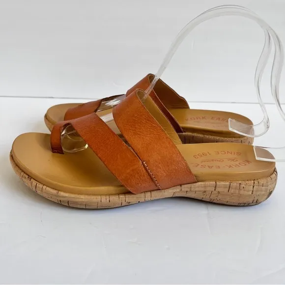 Kork Ease Platform Strap slip on Leather Sandals Sz 7