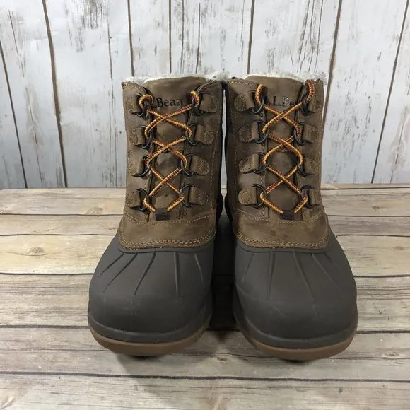 L. L. Bean Storm Chaser Tek 2.5 Lace Waterproof Boots Womens Size 10 Leather