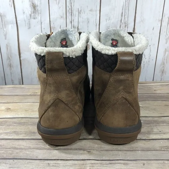 L. L. Bean Storm Chaser Tek 2.5 Lace Waterproof Boots Womens Size 10 Leather