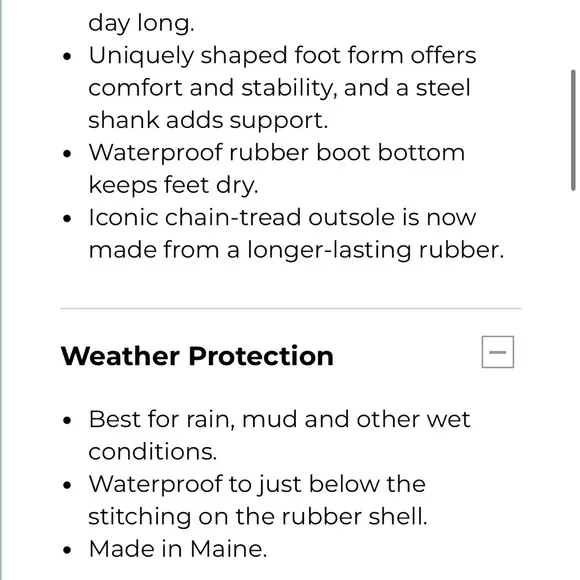 L. L. Bean women’s NEW weather proof duck boots size 6