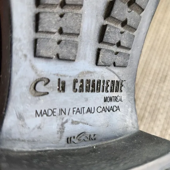 La Canadienne Connor Boots Womens Size 6 Black Leather Chelsea Waterproof ($400 