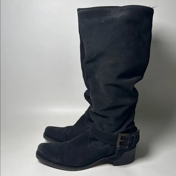 La Canadienne Waterproof Suede Riding Boots - sz 8