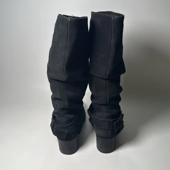 La Canadienne Waterproof Suede Riding Boots - sz 8