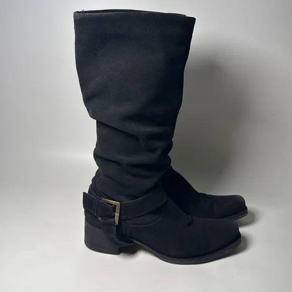 La Canadienne Waterproof Suede Riding Boots - sz 8