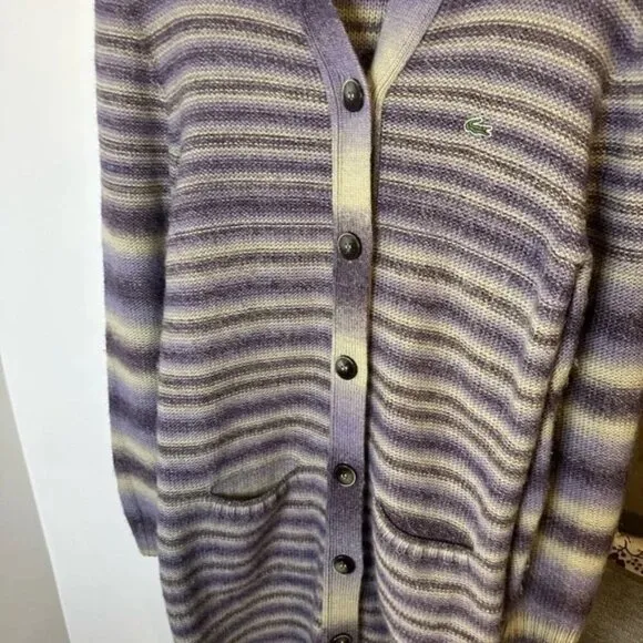 Lacoste Women’s Long Cardigan –Size M Excellent Condition
