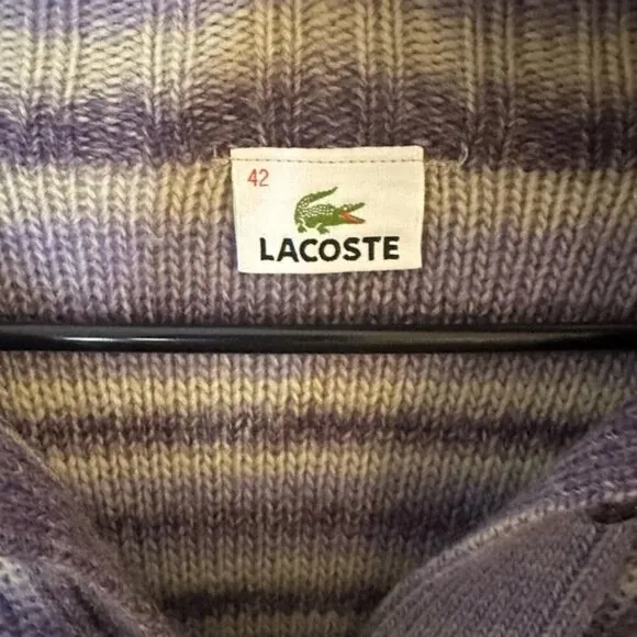 Lacoste Women’s Long Cardigan –Size M Excellent Condition