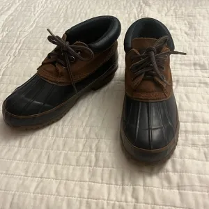 LaCrosse Women's Brown Low-Top Waterproof Steel Shank Winter Duck Boots