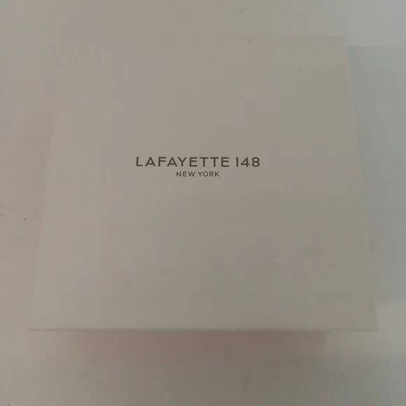 Lafayette 148 New York Gray Wedged Mule Shearling Slide Sandals - EU 40/US10