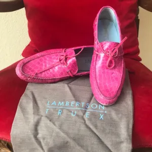 Lambertson Truez real crocodile loafer