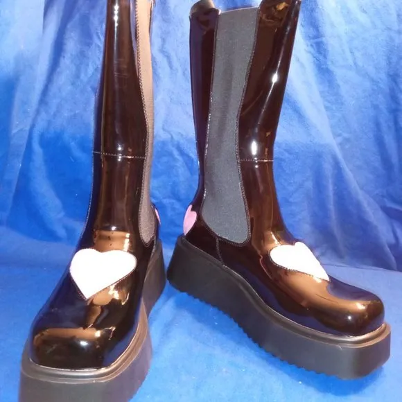Lamoda COLD  HEARTED LOVER  Chunky Boots ( BRAND NEW !!! )