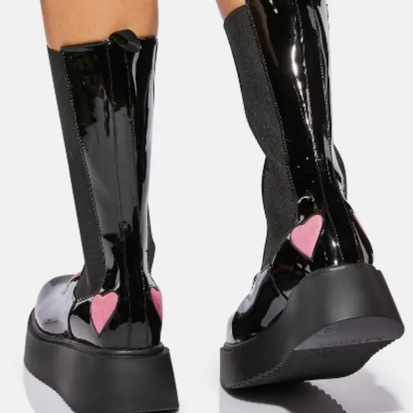 Lamoda COLD  HEARTED LOVER  Chunky Boots ( BRAND NEW !!! )