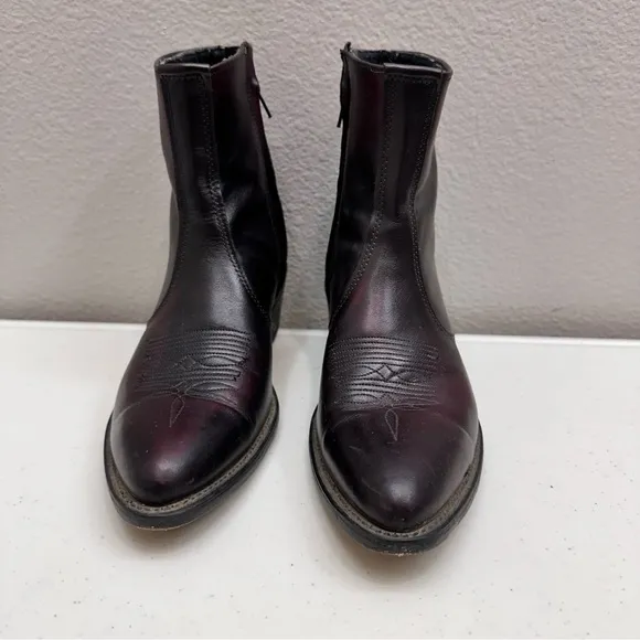 Laredo Mens Western Dress Boot Size 7.5 Ankle Boots Cowboy Western