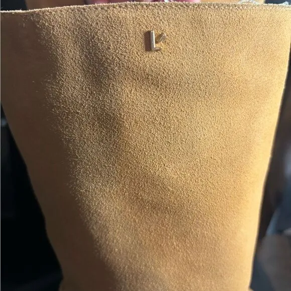 Larroudé Cindy 95MM Suede Boots size 9