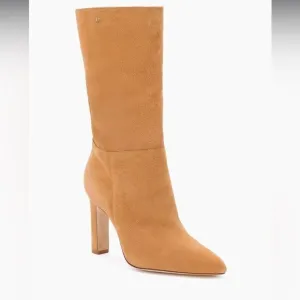 Larroudé Cindy 95MM Suede Boots size 9