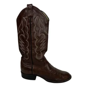 Larry Mahan Brown Cowboy Western Boots 465 Mens 6.5 D Leather Vintage Outdoors