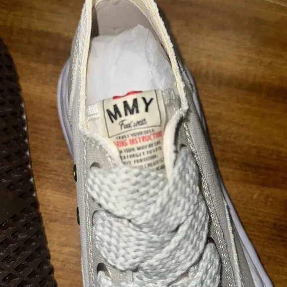 Light gray and white shoes never worn