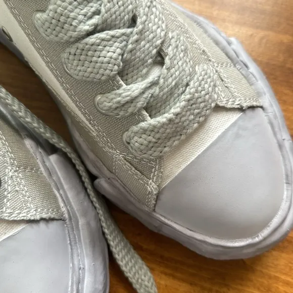 Light gray and white shoes never worn