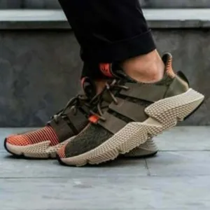 Like New Adidas Original Prophere J Solar red/Olive (AQ0509) Shoes Size 6
