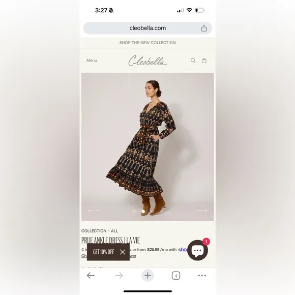 Like New ✨ Cleobella PRUE ANKLE DRESS | LA VIE