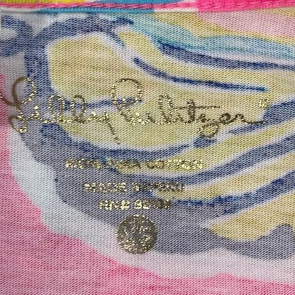 Lilly Pulitzer Pink Marlowe Boatneck T-Shirt Dress Size XS