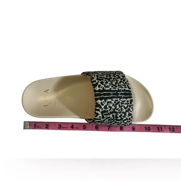Lita By Ciara King Cheetah Print Slides‎ sandals slip on size EU 39 US 8/8.5