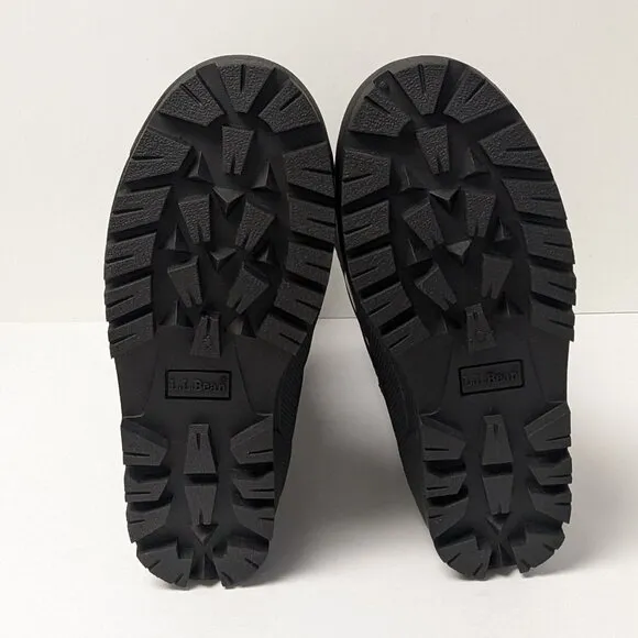 L.L. Bean Northwoods Waterproof Winter Boots, Black/Navy, Big Kids 5