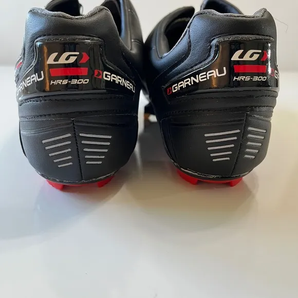 Louis Garneau Course 2LS HRS 300 Cycling Shoes Ergo Air Zone Black Red