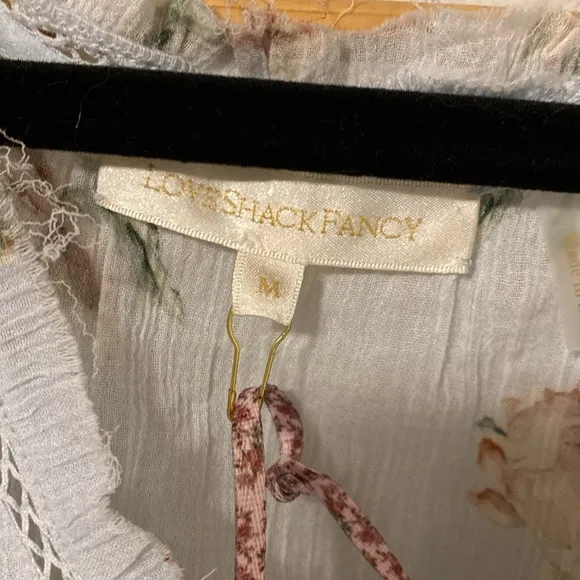 LoveShackFancy India Dress Peri Size M MSRP $345