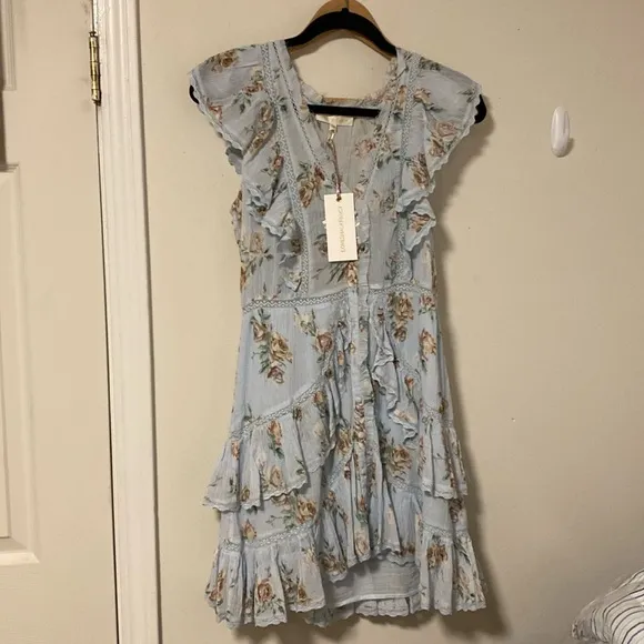 LoveShackFancy India Dress Peri Size M MSRP $345