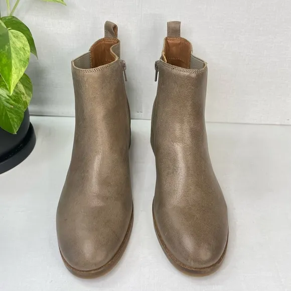 Lucky Brand Pedera Boot Chelsea Leather Caramel 9M , E‎ 547