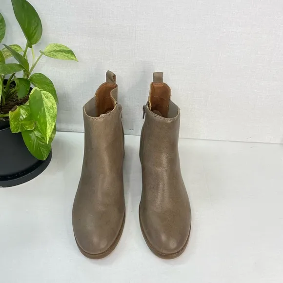 Lucky Brand Pedera Boot Chelsea Leather Caramel 9M , E‎ 547