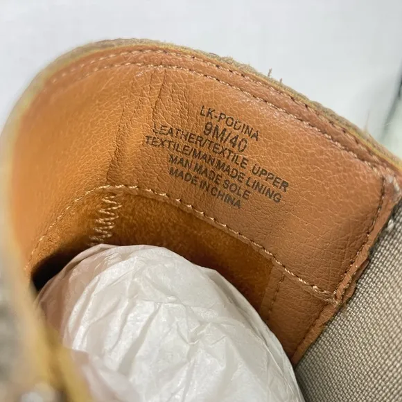 Lucky Brand Pedera Boot Chelsea Leather Caramel 9M , E‎ 547