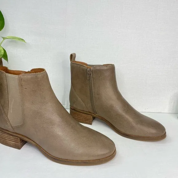 Lucky Brand Pedera Boot Chelsea Leather Caramel 9M , E‎ 547