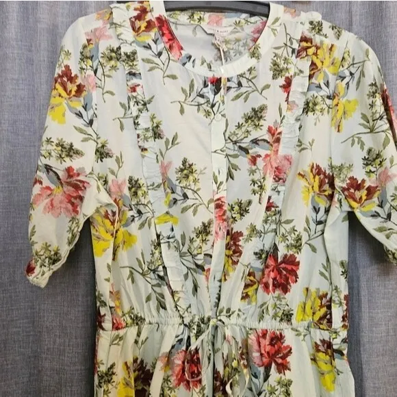 Lucky Puff Sleeve Floral Dress