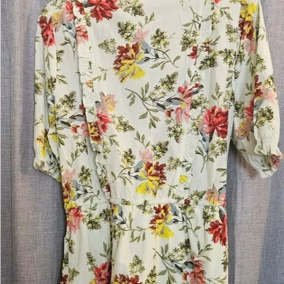 Lucky Puff Sleeve Floral Dress