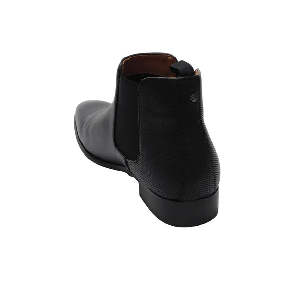 M69 Tommy Hilfiger Black Sesame Chelsea Dress Boots 13 M
