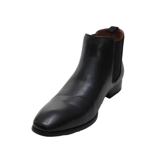 M69 Tommy Hilfiger Black Sesame Chelsea Dress Boots 13 M