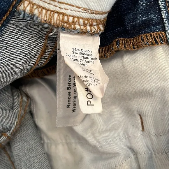 MADEWELL 9” High Riser Skinny Skinny Crop Jean