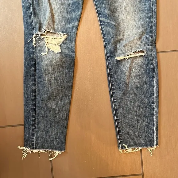 MADEWELL 9” High Riser Skinny Skinny Crop Jean
