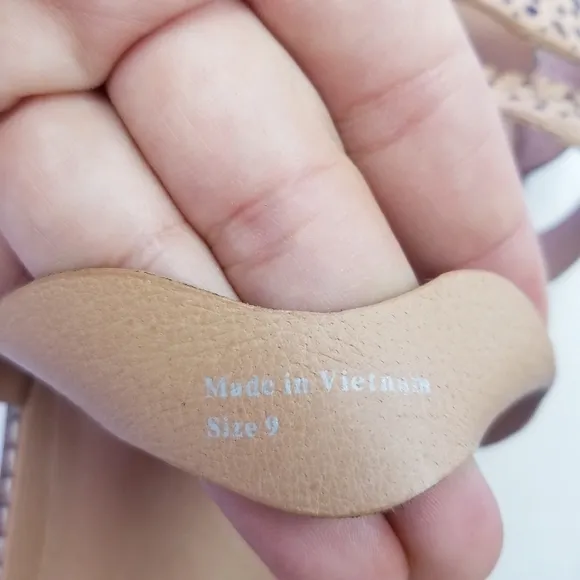 Madewell | Cowhair Material Slip Sandals size 9