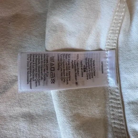 madewell denim a-line sleeveless mini dress tile white nq642 women size 8