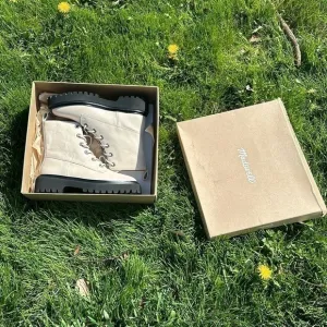MADEWELL The Rayna Laceup boot in leather