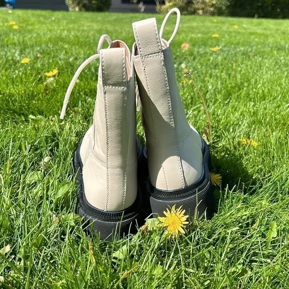 MADEWELL The Rayna Laceup boot in leather