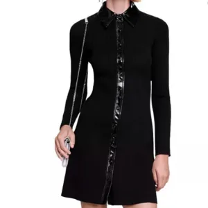 MAJE Rosania Rib Knit Dress size 34/XS