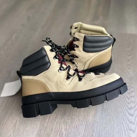 Mango Hiking Mountain Boots New Genuine Leather Suede
