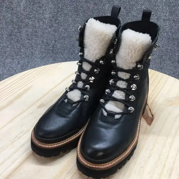 Marc Fisher Ltd Izzie Cold Weather Boots Black Leather - 9.5